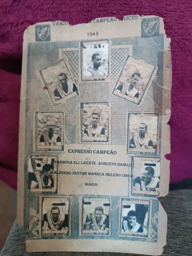 Figurinha antiga do Vasco de 1949