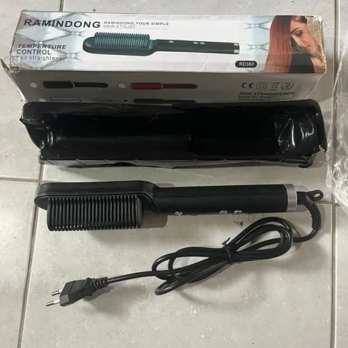 Escova Alisadora 3 em 1 PAGUE SÓ NA ENTREGA ?