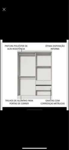 Guarda roupa mdf