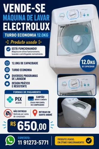 Vendo de máquinas de lavar