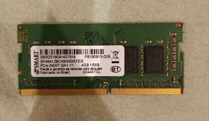 Memória RAM 4Gb DDR4 Notebook