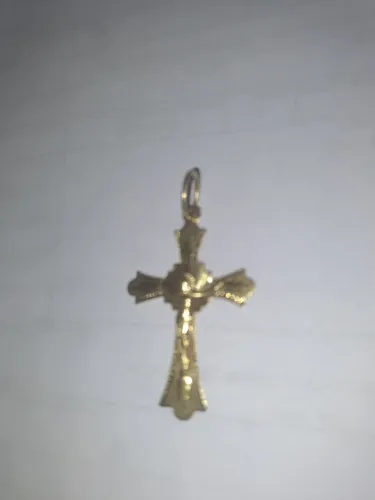 Pingente crucifixo ouro 18k