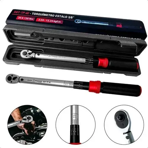 Torquímetro Estalo 3/8 20 A 120 Nm Sgt-tp-02 | Sigma Tools