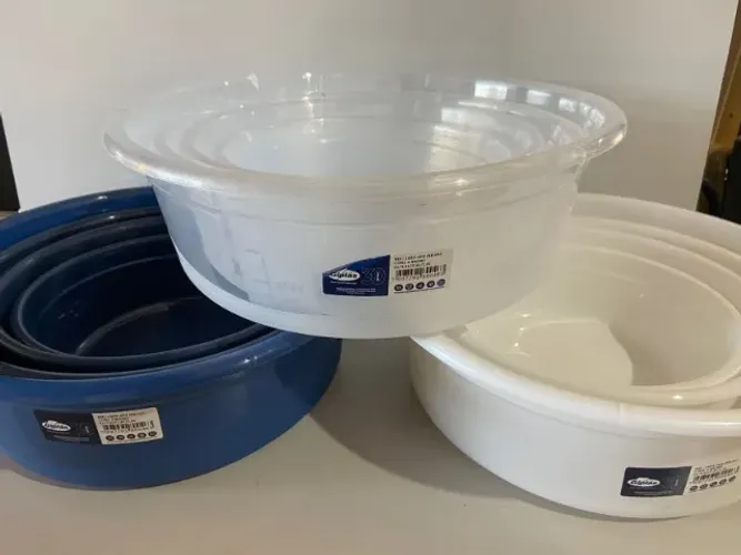 Kit 4 Bacias Plásticas Giplás - Praticidade e Versatilidade no Dia a Dia
