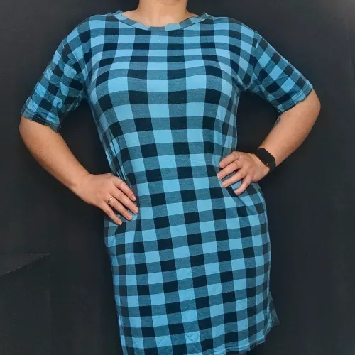 camisetão vestido xadrez festa Juliana junina São João