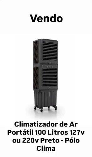 Climatizador novo na caixa