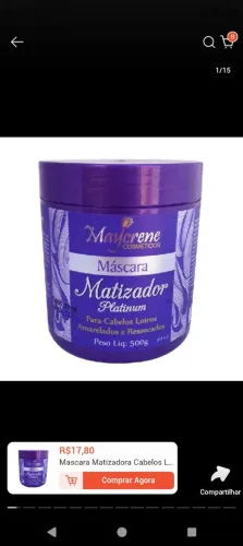 Kit Matizador Máscaras Capilares Maycrene Novas