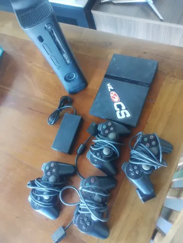 Playstation 02 x box e tv