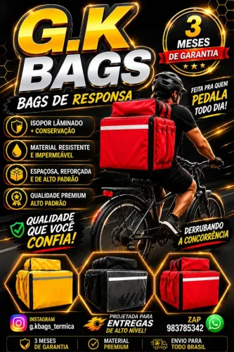 mochila térmica motoboy 