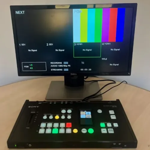Switch De Vídeo Sony Mcx-500 (4 Entradas Sdi E Hdmi) (Usado)