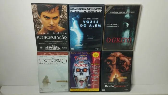 Lote 2 de Terror Filmes Originais R$:150 Reais