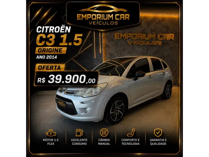 Citroen C3 Origine 1.5 Flex 8V 5P Mec. 2014