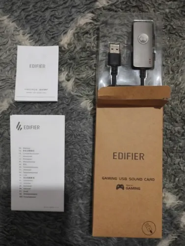 Adaptador 7.1 USB para fone Edifer