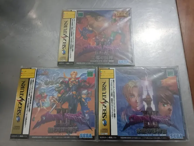 Coleção Shining Force 3 Original Sega Saturn