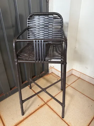Cadeirão de junco