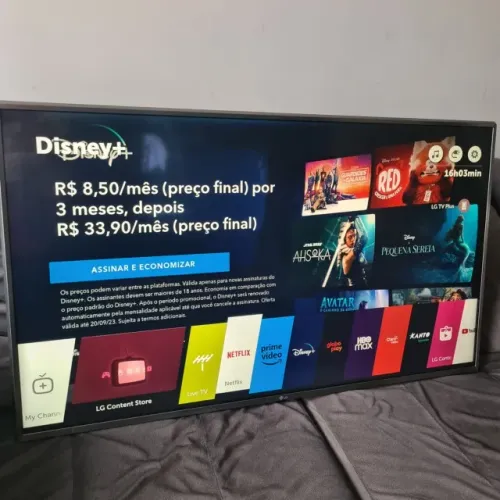 TV SMART 50 LG 4K webOS Wi-Fi Sistema Rapido - Impecavel - Entrego Hoje