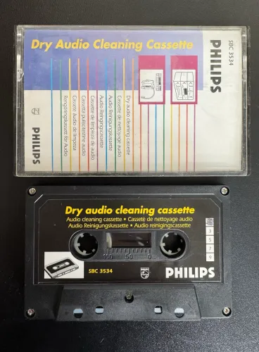 Fita Cassete de Limpeza Philips SBC 3534 Original