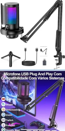 Microfone Gamer