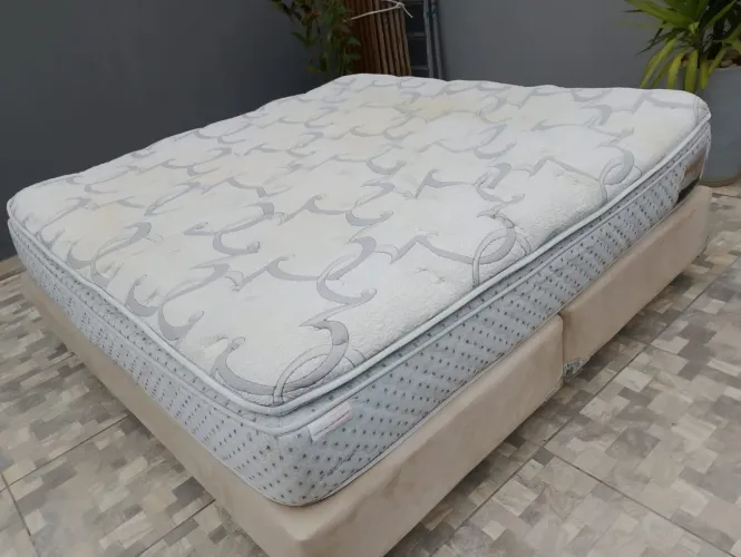 Cama box king Size completa