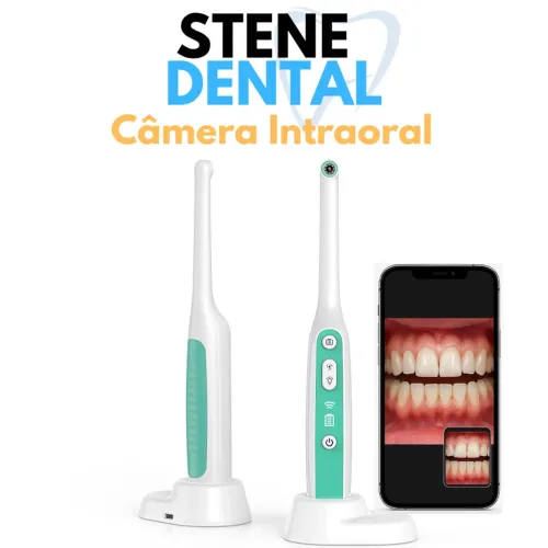 Câmera Intraoral Odontológica STENE 1080p Wireless Sem Fio USB