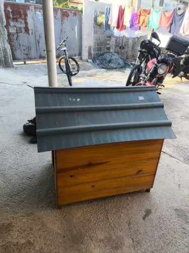Casa cão telhado ecológico n:5 cerejeira 