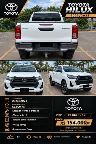 Toyota Hilux CD 4X4 2.8 Diesel Mec. 2023
