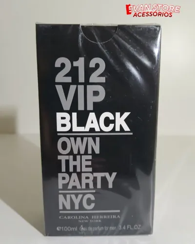 Perfume 212 Vip Black Importado 100ml (entrega grátis)