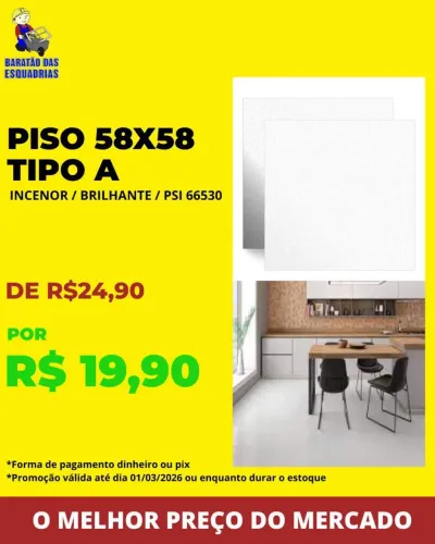 PISO TIPO A - Promoção! 