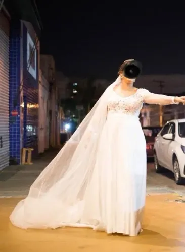 Vestido de Noiva (semi-novo)