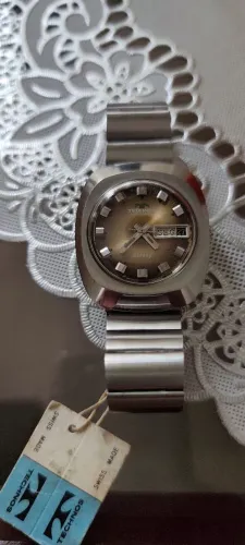 Technos Automático Swiss Made Vintage -*leia a descrição**