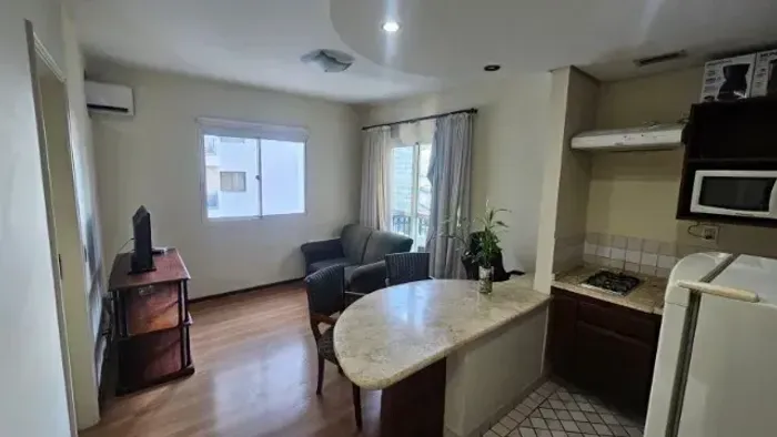 Flat para alugar na Vila Olimpia, totalmente mobiliado com serviços, ao lado do Shopping J
