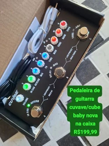 Pedaleira de guitarra cuvave/cube baby nova na caixa