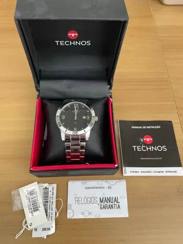 Relógio technos luxo full set inox orient Mondaine seculus