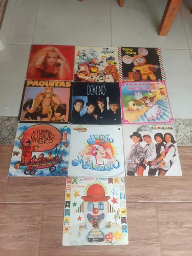 10 Discos de vinil por apenas 80 reais