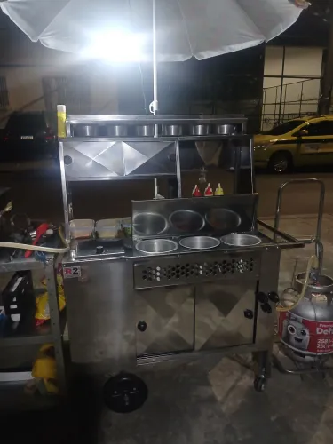 Barraca de Hambúrguer e cachorro quente