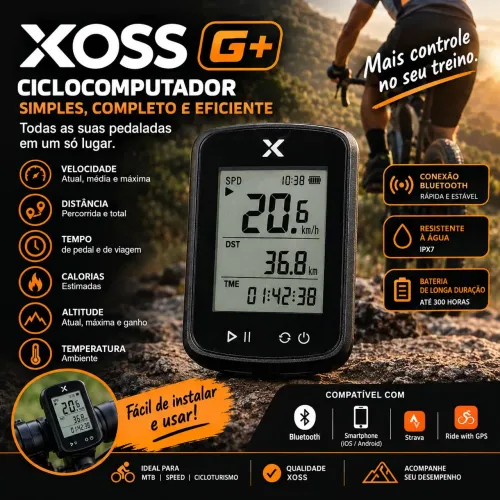 Ciclocomputador Xoss G+