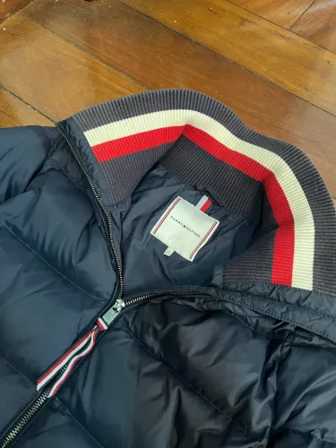 jaqueta tommy hilfiger feminina azul marinho