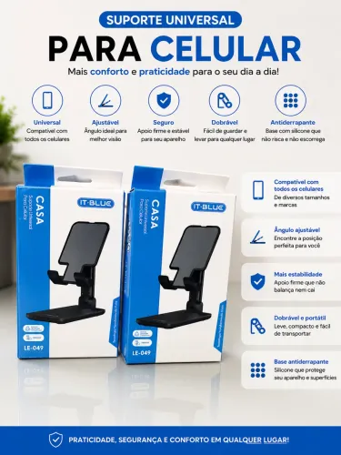 Suporte para Celular De Mesa Escritório It-blue