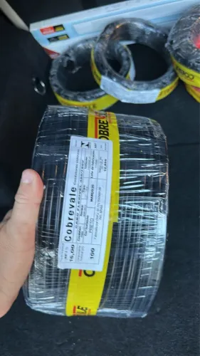 PROMOÇÃO cabos elétricos 100% cobre cOM INMETRO 10 mm $799,00 25 mm 1699,00