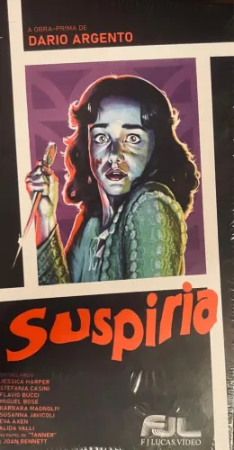 Fita VHS Suspiria lacrada