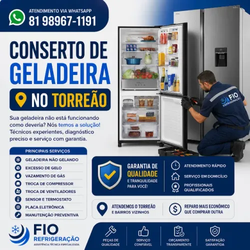 Conserto de Geladeira no Torreão
