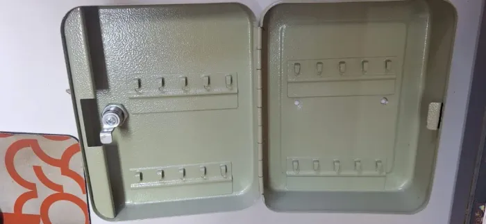 Claviculario Porta-Chaves Armário para Chaves em Aço com Fechadura