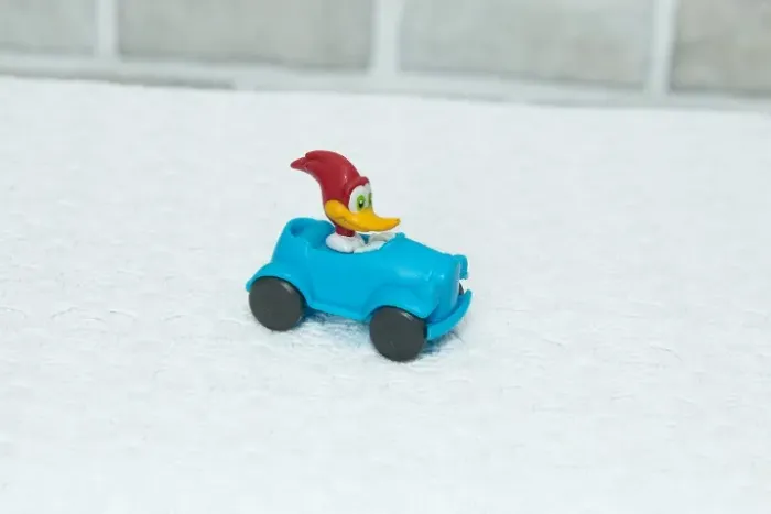 Miniatura do Pica-Pau D'Elicce com Carrinho Azul