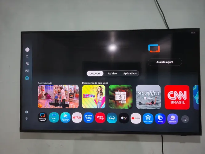 Smart Tv 4K Samsung 43 Polegadas.