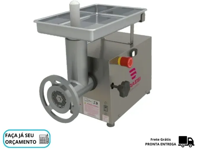 Moedor de Carne Boca 10 Braesi Inox 