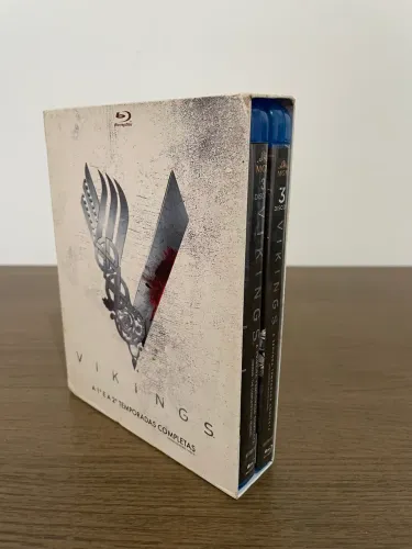 Bluray Box Vikings ? 01 e 02 Temporada completas