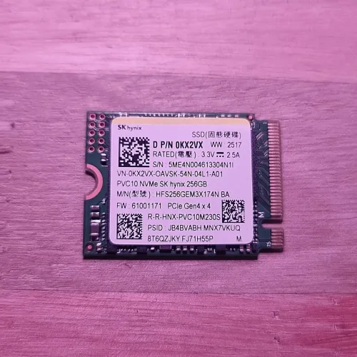 Ssd nvme 256gb