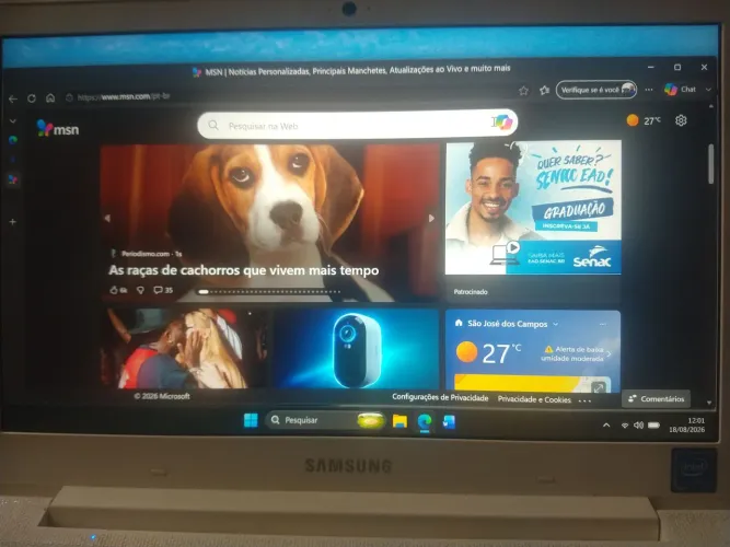 Notebook Samsung i5 Win 11