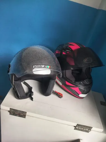 Capacete segunda mão.
