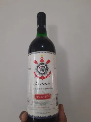 Relíquia Corinthiana: Vinho tinto 1995 Campeão Paulista
